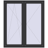 Prețuri Ferestre 1300x1500 mm BASE REHAU EURO 60