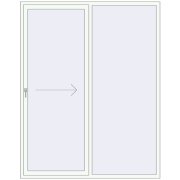 Sliding patio doors 1860x2350 mm PATIO DOOR REHAU SYNEGO