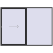 PATIO DOOR REHAU BRILLANT DESIGN 3000x2200 mm