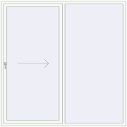 PATIO DOOR REHAU BRILLANT DESIGN 2200x2200 mm