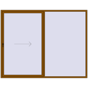 Sliding patio doors 2800x2200 mm REHAU SYNEGO SLIDE