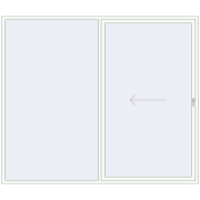 REHAU GENEO HST 3000x2550 mm RAL 9016 Traffic white two-sided