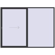 Patio door (REHAU SYNEGO) 3000x2250 mm