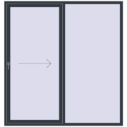 REHAU SYNEGO SLIDE 2000x2100 mm