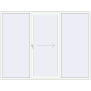 Uși glisante de terasă 2700x2047 mm PATIO DOOR REHAU SYNEGO