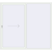 REHAU SYNEGO SLIDE 2400x2200 mm