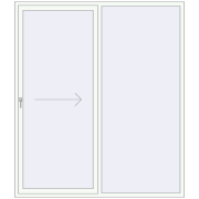 PATIO DOOR REHAU SYNEGO 2000x2300 mm