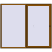 Sliding patio doors 2400x2100 mm PATIO DOOR REHAU SYNEGO