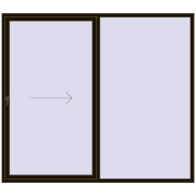Sliding patio doors 2500x2200 mm PATIO DOOR REHAU BRILLANT DESIGN
