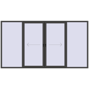 PATIO DOOR REHAU EURO 60 3700x2000 mm