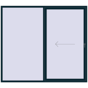 Sliding patio doors 2440x2160 mm PATIO DOOR REHAU SYNEGO