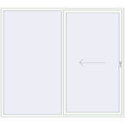 Sliding patio doors 2600x2300 mm PATIO DOOR REHAU BRILLANT DESIGN