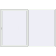 Sliding patio doors 3000x2100 mm PATIO DOOR REHAU BRILLANT DESIGN