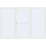 Sliding patio doors 2750x1900 mm PATIO DOOR REHAU BRILLANT DESIGN