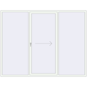 Sliding patio doors 2800x2165 mm PATIO DOOR REHAU BRILLANT DESIGN
