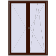 Balkontüren 1500x2100 mm KORSA ENERGY-SAVING (REHAU SYNEGO MD) BALKON DOOR