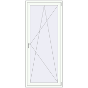 Balkon-Türen. 900x2100 mm KORSA BASE (REHAU Euro-Design 60) BALKON DOOR