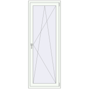 Balcony doors 800x2000 mm BALCONY DOOR REHAU EURO 60