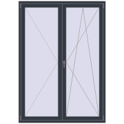 KORSA ENERGY-SAVING (REHAU SYNEGO MD) BALKON DOOR 1500x2100 mm
