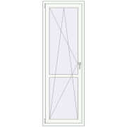 Балконні двері 700x2100 мм REHAU Euro 70 BALKON DOOR