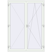 KORSA OPTIMUM (REHAU Euro 70) BALKON DOOR 1500x2100 mm