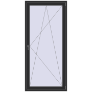 Balcony doors 1000x2150 mm BALCONY DOOR REHAU EURO 70