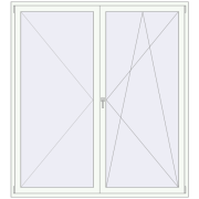 Balcony doors 2000x2200 mm BALCONY DOOR REHAU EURO 70