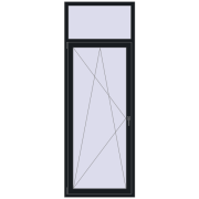 Balkon-Türen. 900x2500 mm KORSA BASE (REHAU Euro-Design 60) BALKON DOOR
