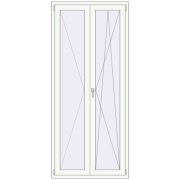 Balcony doors 1020x2300 mm BALCONY DOOR REHAU EURO 70