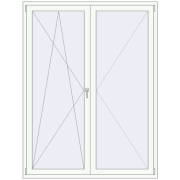 Balcony doors 1550x2120 mm BALCONY DOOR REHAU EURO 70