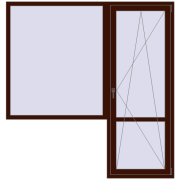 BALCONY DOOR REHAU EURO 70 2000x2100 mm