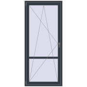 Balcony doors 930x2100 mm BALCONY DOOR REHAU EURO 60