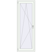 BALCONY DOOR REHAU EURO 70 700x2000 mm