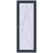 BALCONY DOOR REHAU EURO 70 800x2100 mm