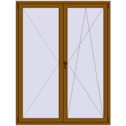 Balcony doors 1600x2100 mm BALCONY DOOR REHAU SYNEGO