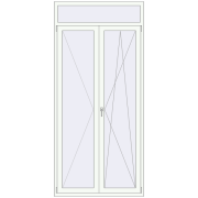 Balcony doors 1200x2600 mm BALCONY DOOR REHAU SYNEGO