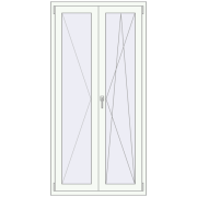 Balcony doors 940x1900 mm BALCONY DOOR REHAU EURO 70