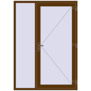 Entrance doors 1500x2100 mm DOOR KORSA ENERGY-SAVING REHAU SYNEGO