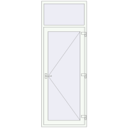 Entrance doors 900x2500 mm DOOR KORSA OPTIMUM REHAU BRILLANT