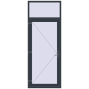 Entrance doors 1000x2600 mm DOOR KORSA OPTIMUM REHAU BRILLANT