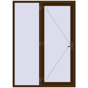 Entrance doors 1600x2200 mm DOOR KORSA OPTIMUM REHAU BRILLANT