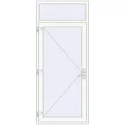 REHAU EURO 60 1020x2400 mm