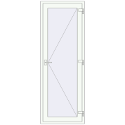 Entrance doors 800x2250 mm DOOR KORSA ENERGY-SAVING REHAU SYNEGO