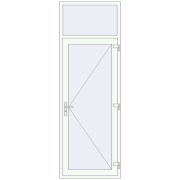 ECO-ENERGIE + (ouverture vers extérieur OPTIMUM REHAU Т118/70) 900x2600 mm