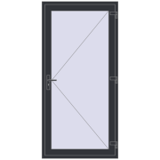 Entrance doors 1050x2160 mm DOOR KORSA OPTIMUM REHAU BRILLANT