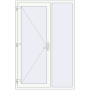 Haustüren 1400x2100 mm DOOR ENERGY-SAVING REHAU SYNEGO