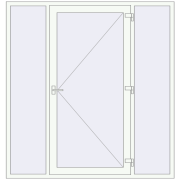 ECO-ENERGIE (Ouverture vers extérieur REHAU Т118/60) 2000x2100 mm