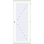 Вхідні двері 920x2170 мм REHAU SYNEGO