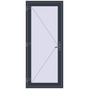 DOOR KORSA OPTIMUM (REHAU Brillant Design) 900x2100 mm