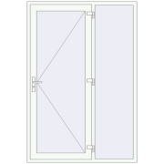 Haustüren 1500x2200 mm DOOR OPTIMUM REHAU BRILLANT